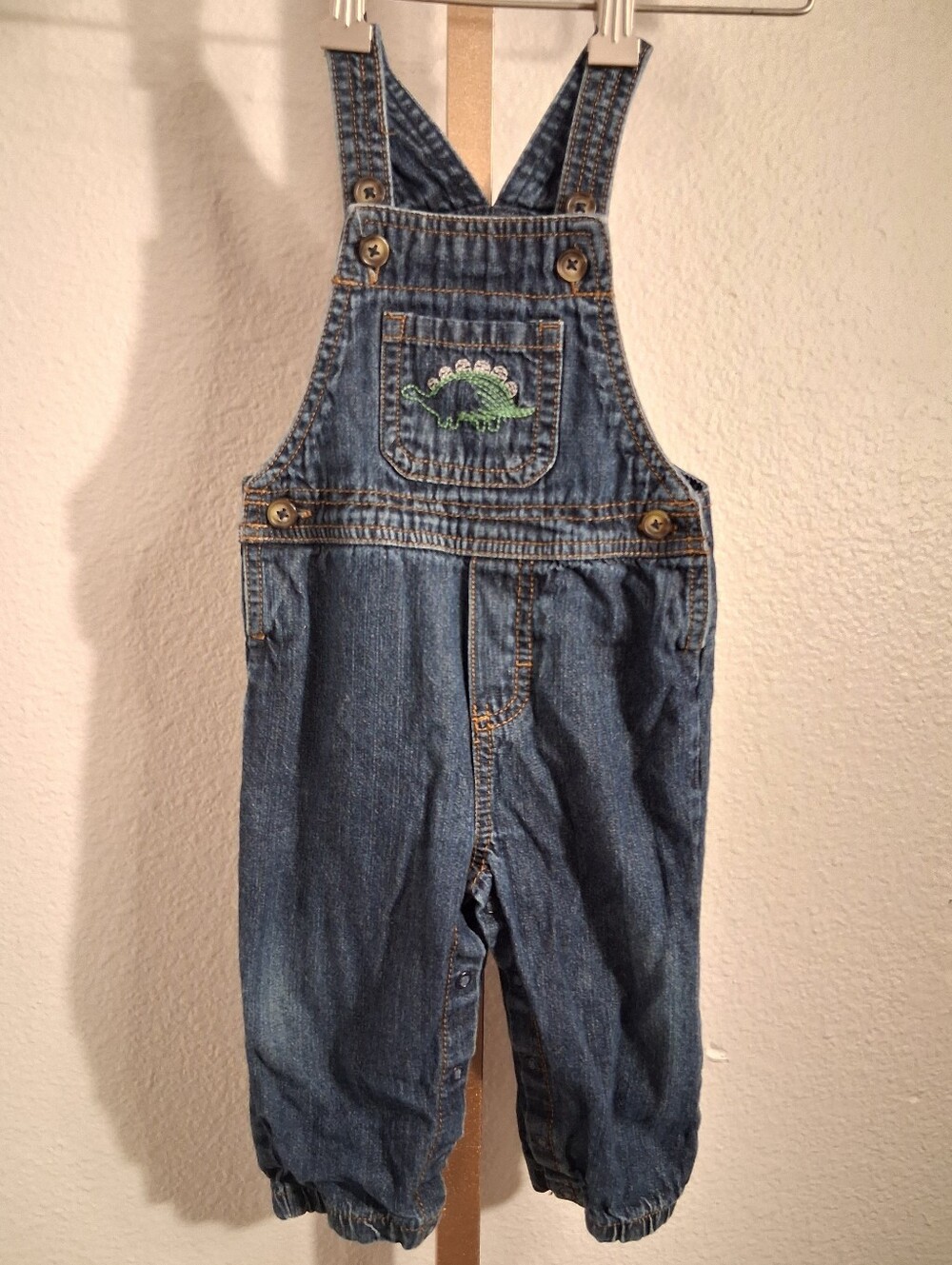 Carters 12 Months Dinosaur Overalls